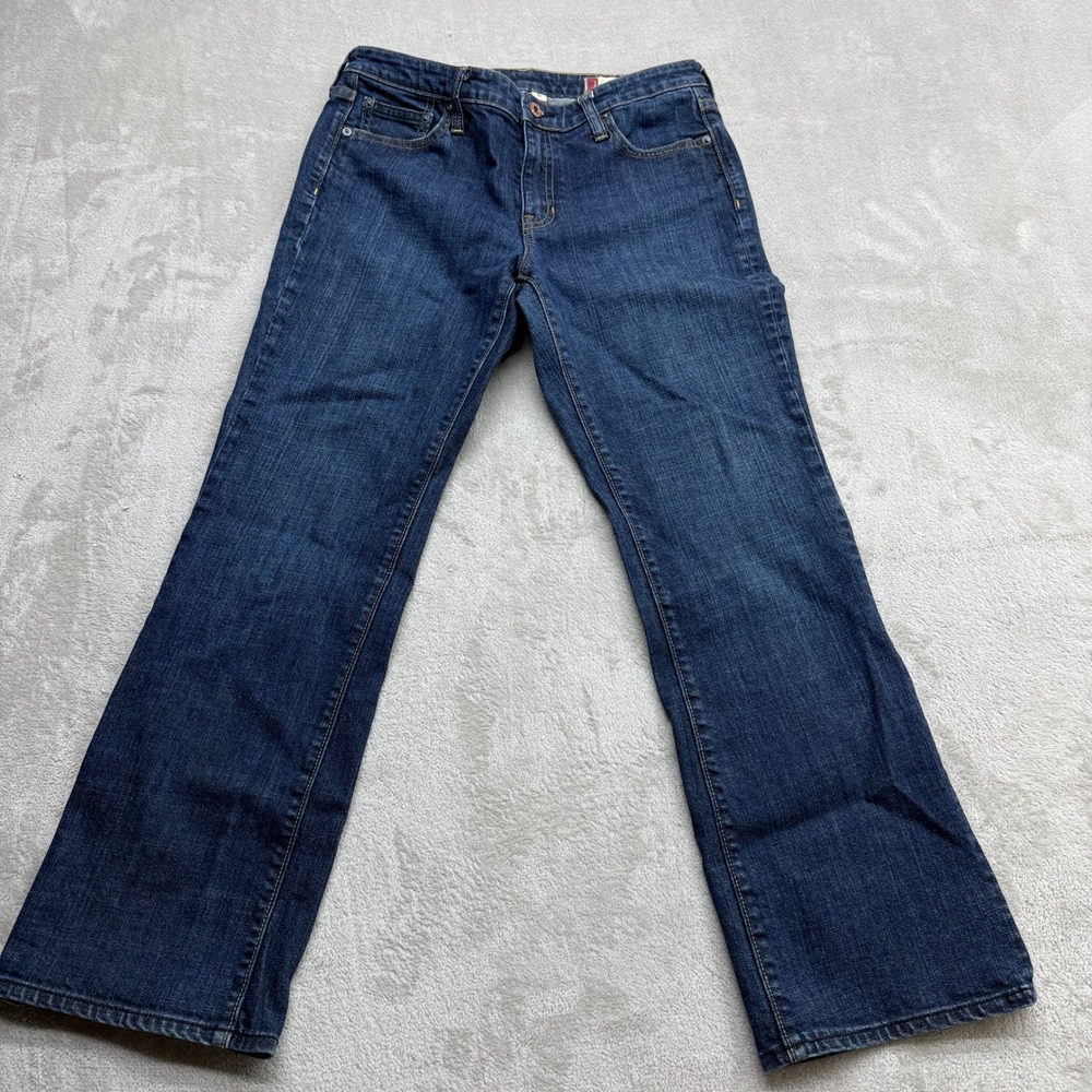 Vintage Gap Jeans Women 6 Ankle Classic Stretch Bootcut Handsanded Rinse 2007